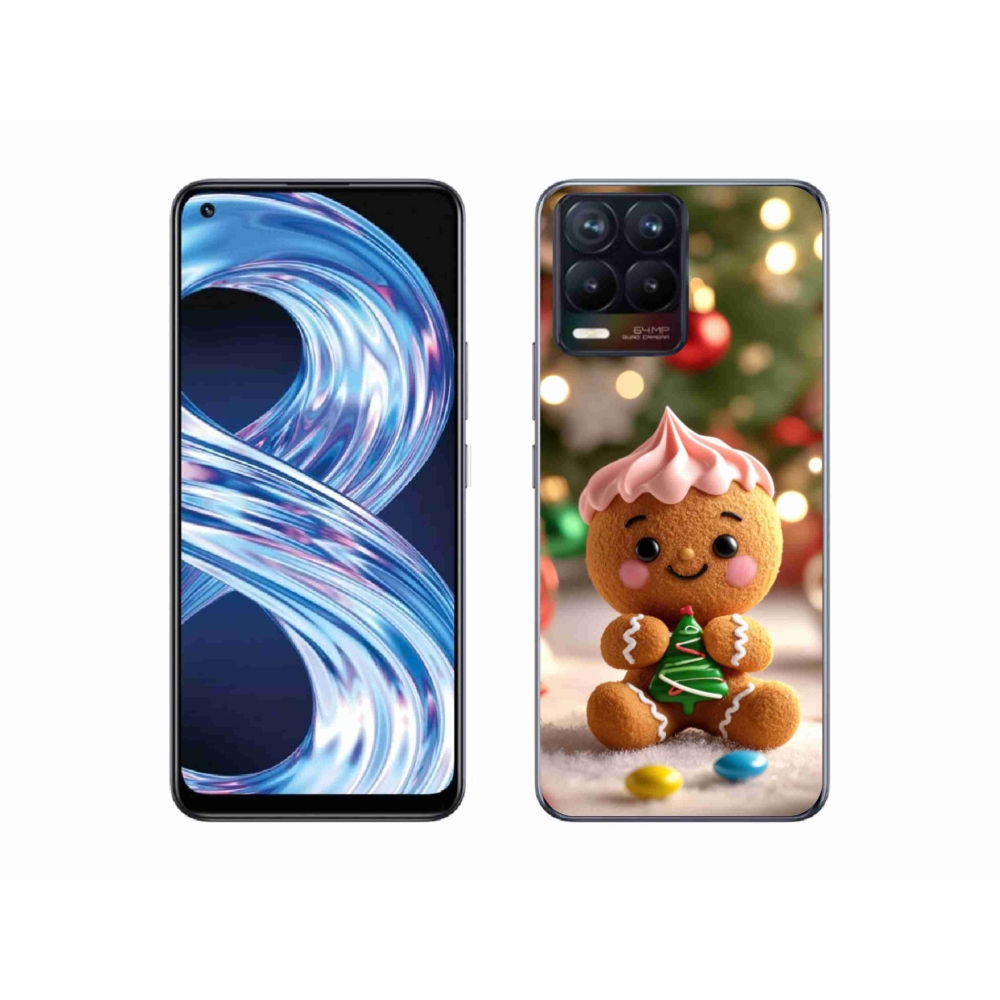 Gelový kryt mmCase na Realme 8 Pro - perníček