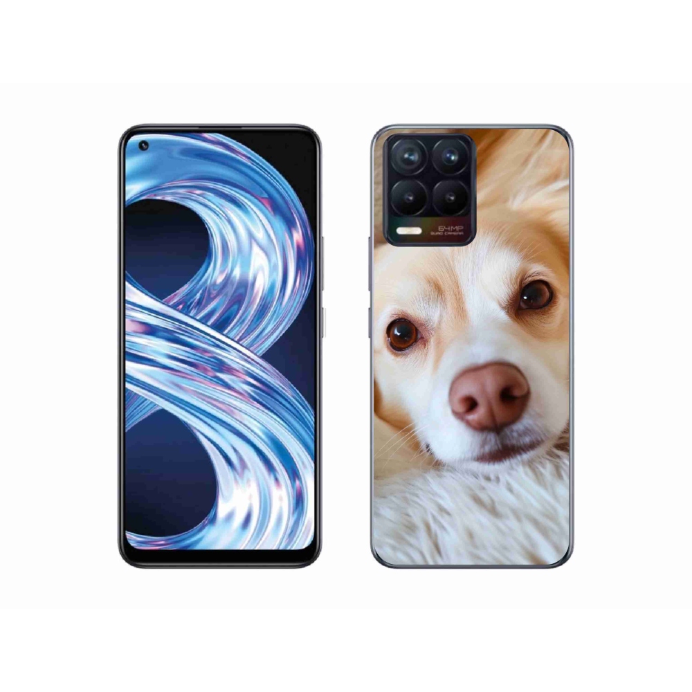 Gelový kryt mmCase na Realme 8 Pro - Roztomilá čivava