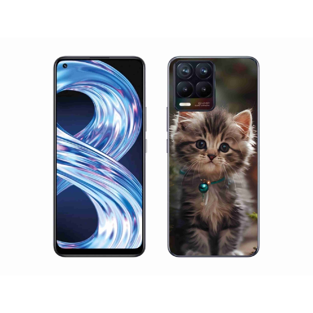 Gelový kryt mmCase na Realme 8 Pro - roztomilé kotě 11