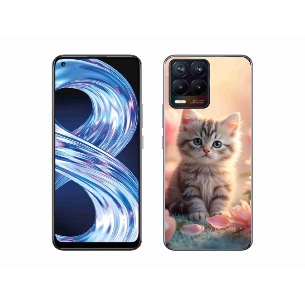 Gelový kryt mmCase na Realme 8 Pro - roztomilé kotě 8