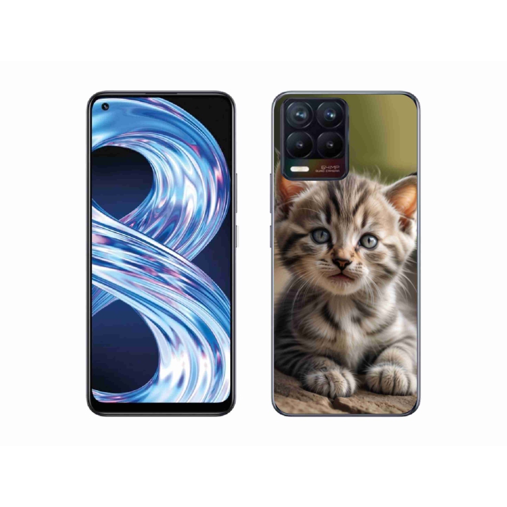 Gelový kryt mmCase na Realme 8 Pro - roztomilé kotě 9