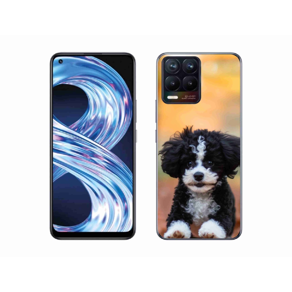 Gelový kryt mmCase na Realme 8 Pro - roztomilé štěně 2