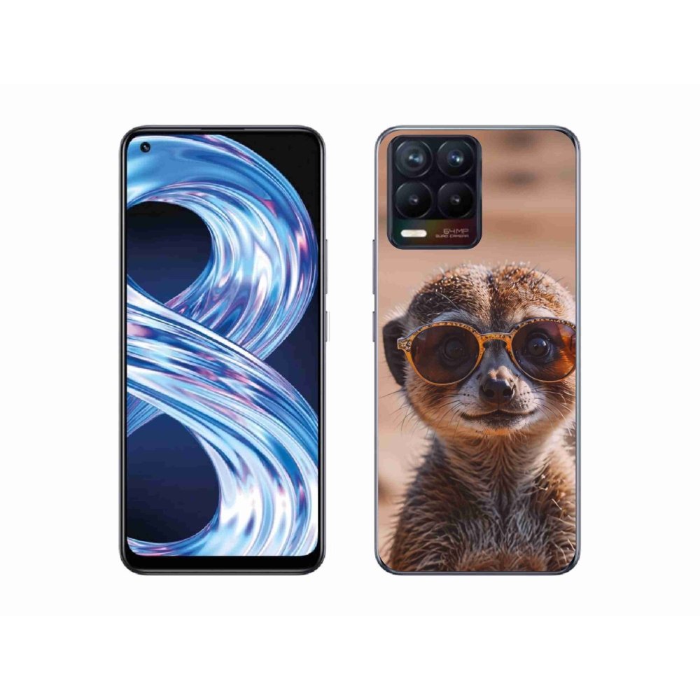 Gelový kryt mmCase na Realme 8 Pro - stylová surikata