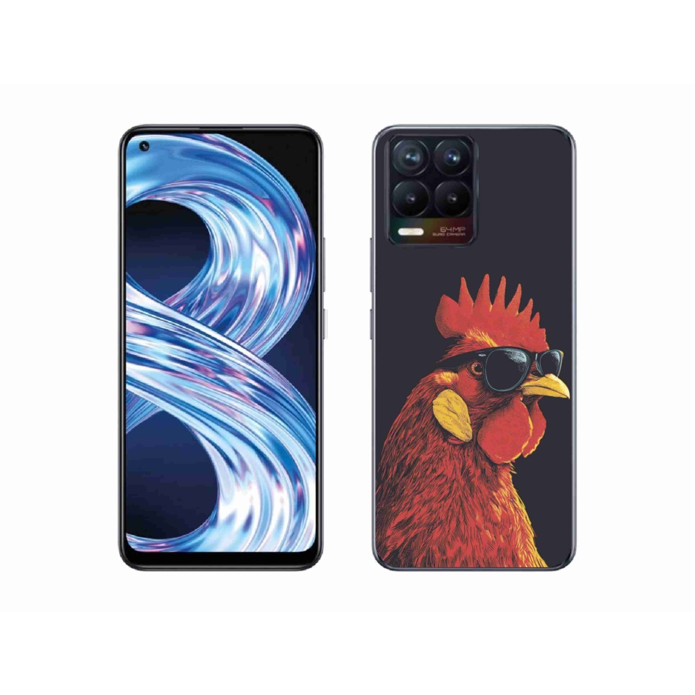 Gelový kryt mmCase na Realme 8 Pro - stylový kohout