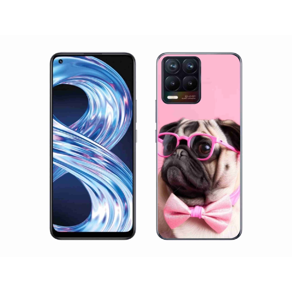Gelový kryt mmCase na Realme 8 Pro - stylový mops