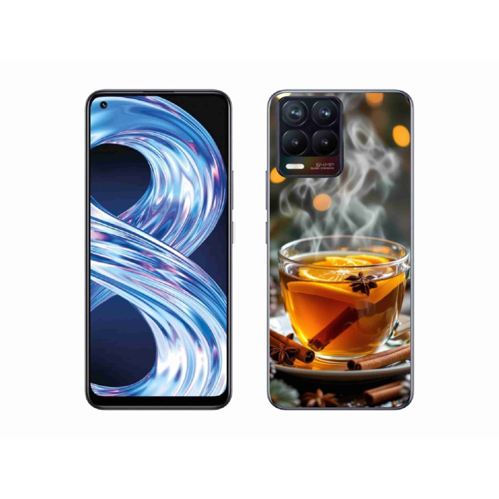 Gelový kryt mmCase na Realme 8 Pro - vánoční punč