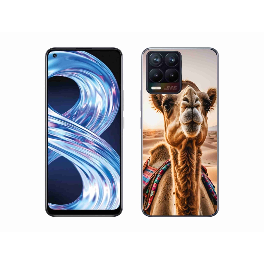 Gelový kryt mmCase na Realme 8 Pro - velbloud