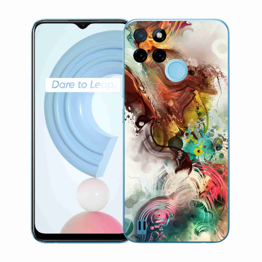 Gelový kryt mmCase na Realme C21Y/C25Y - abstrakt 1