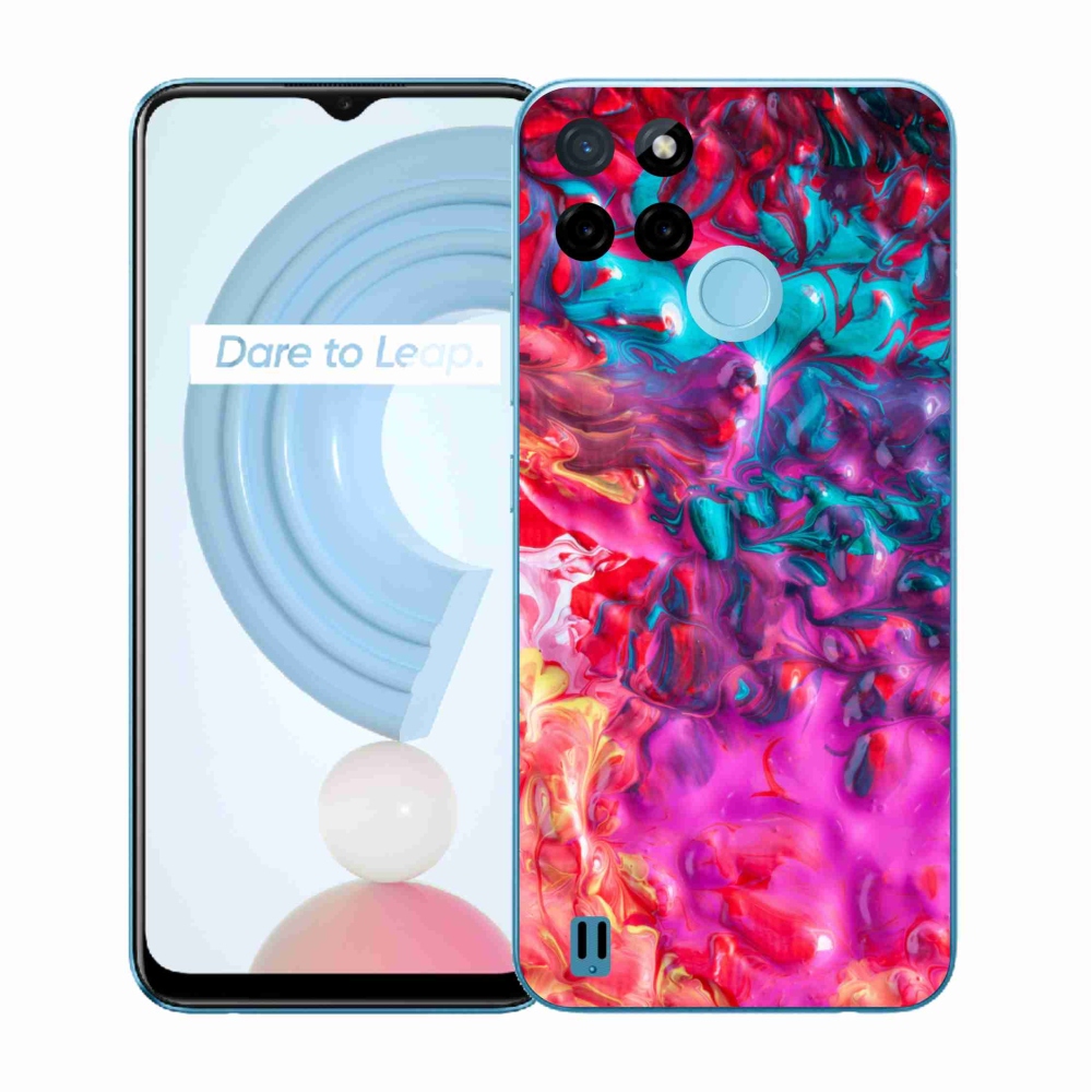 Gelový kryt mmCase na Realme C21Y/C25Y - abstrakt 27