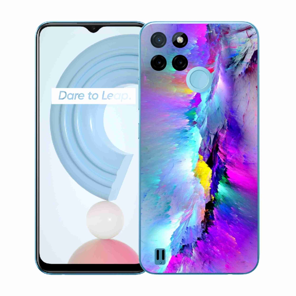 Gelový kryt mmCase na Realme C21Y/C25Y - abstrakt