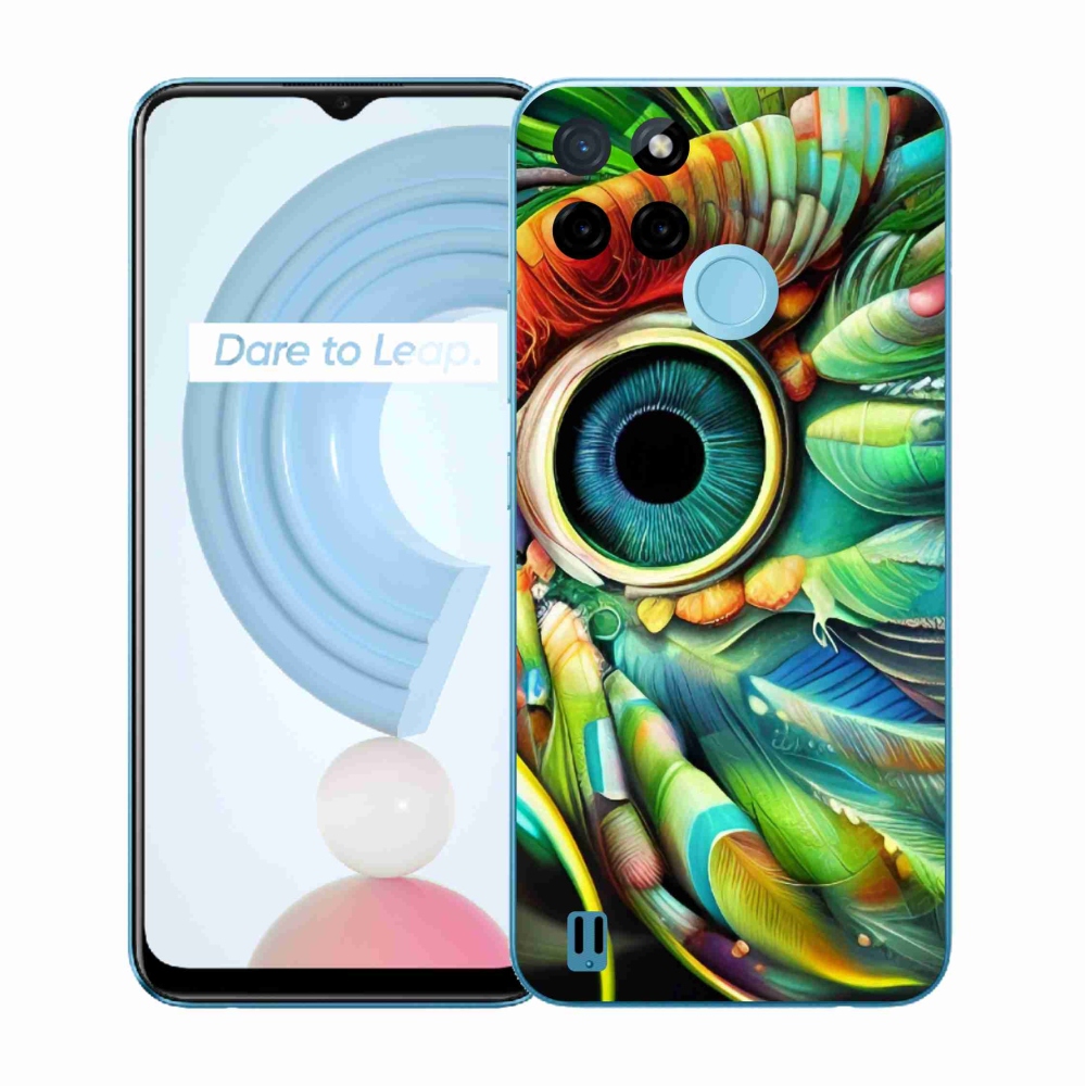 Gelový kryt mmCase na Realme C21Y/C25Y - abstraktní motiv 18