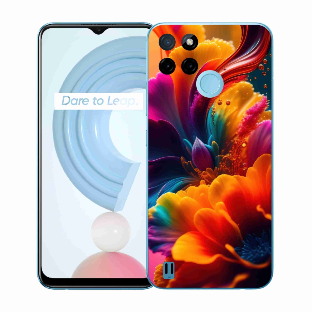 Gelový kryt mmCase na Realme C21Y/C25Y - abstraktní motiv 2