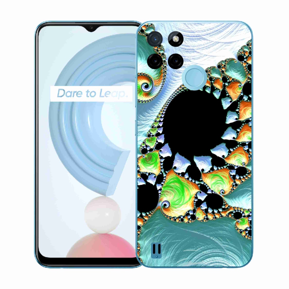 Gelový kryt mmCase na Realme C21Y/C25Y - abstraktní motiv 21