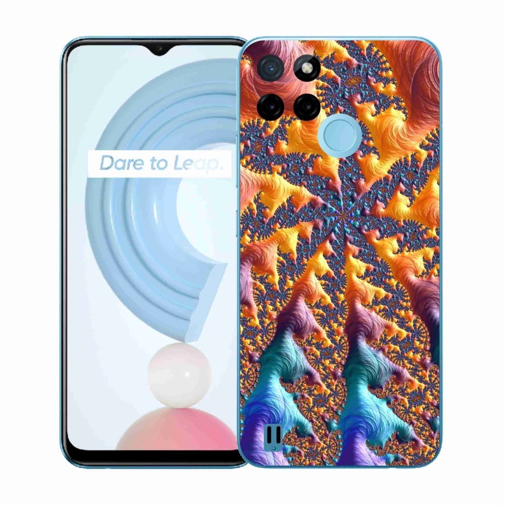 Gelový kryt mmCase na Realme C21Y/C25Y - abstraktní motiv 23