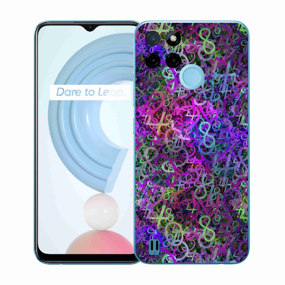 Gelový kryt mmCase na Realme C21Y/C25Y - abstraktní motiv 25