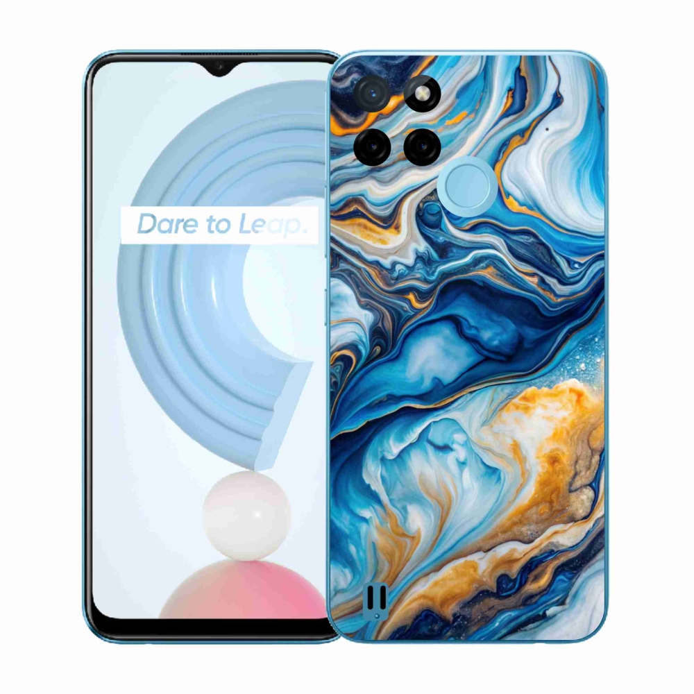 Gelový kryt mmCase na Realme C21Y/C25Y - abstraktní motiv 34