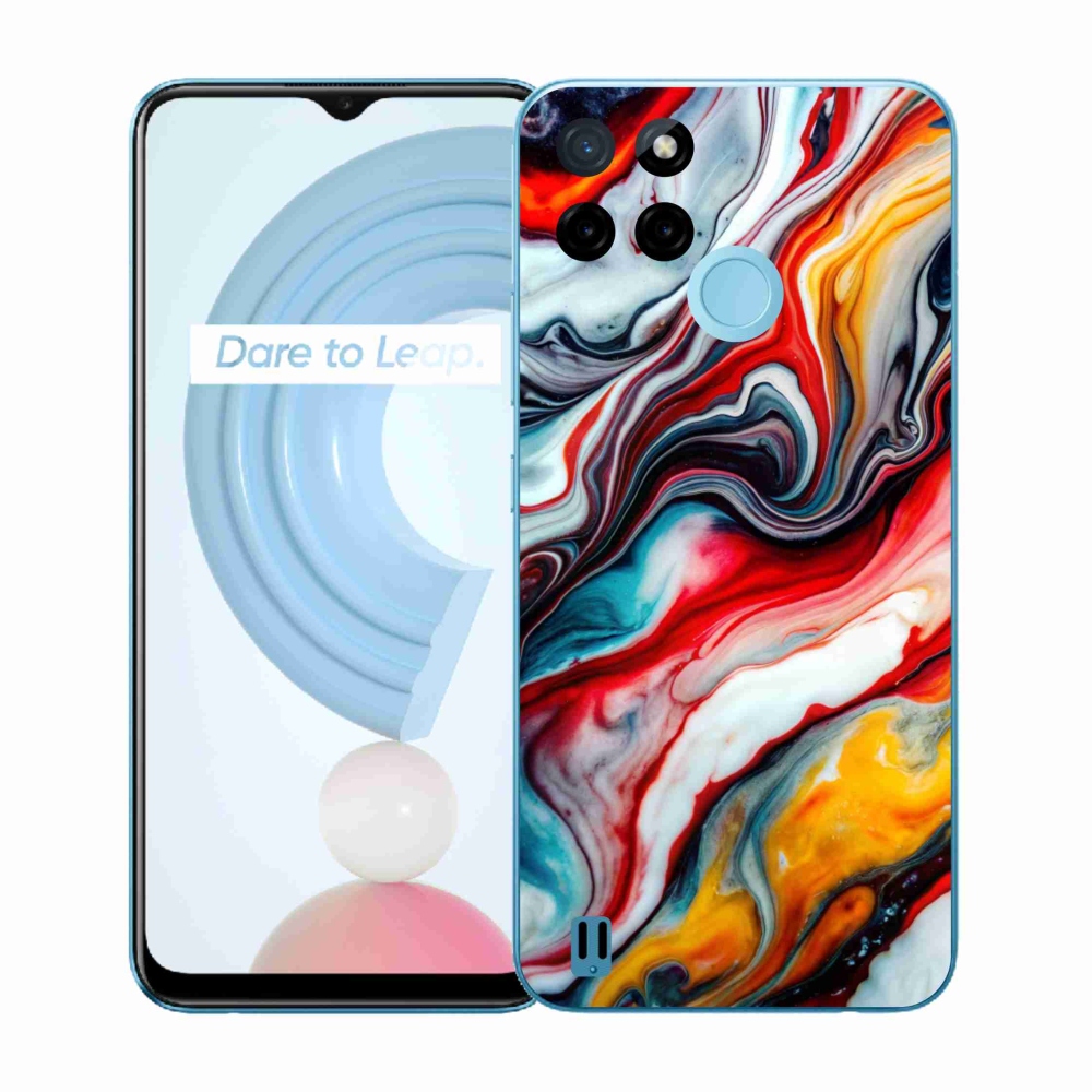 Gelový kryt mmCase na Realme C21Y/C25Y - abstraktní motiv 35