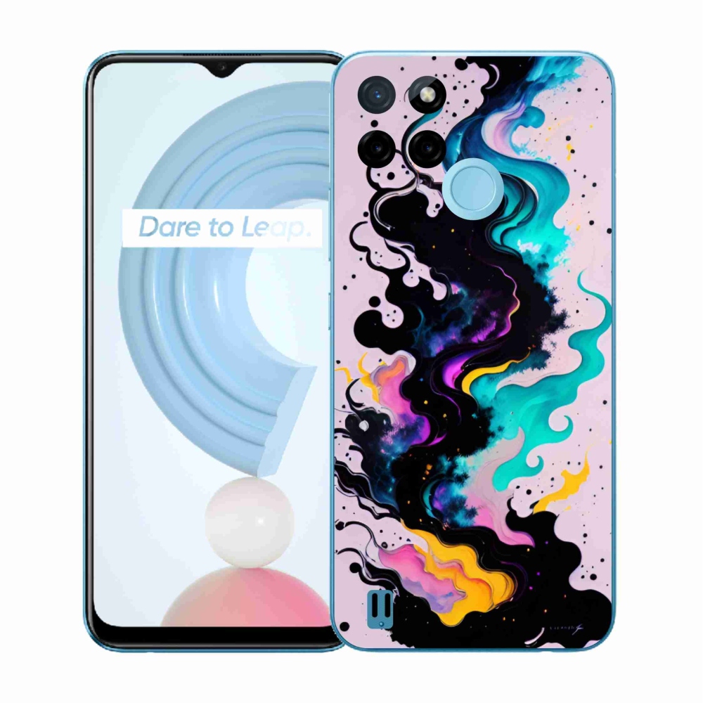 Gelový kryt mmCase na Realme C21Y/C25Y - abstraktní motiv 4