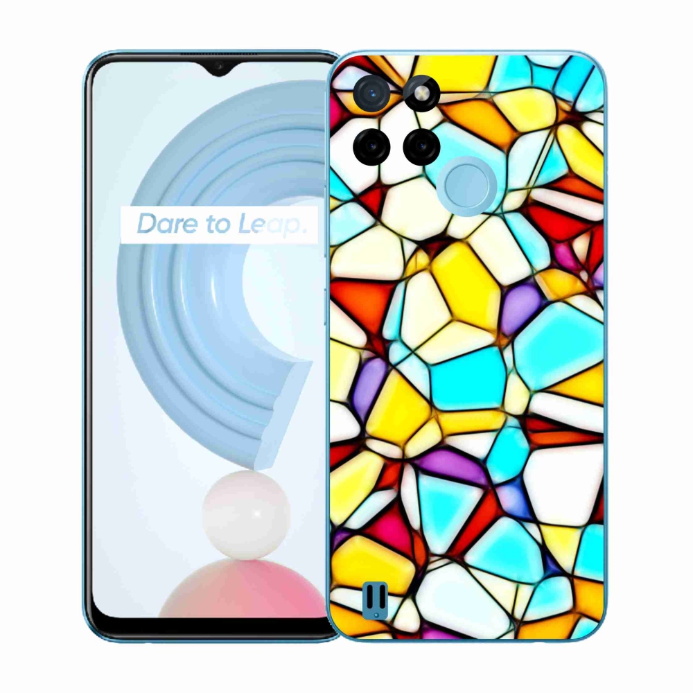 Gelový kryt mmCase na Realme C21Y/C25Y - abstraktní motiv 40