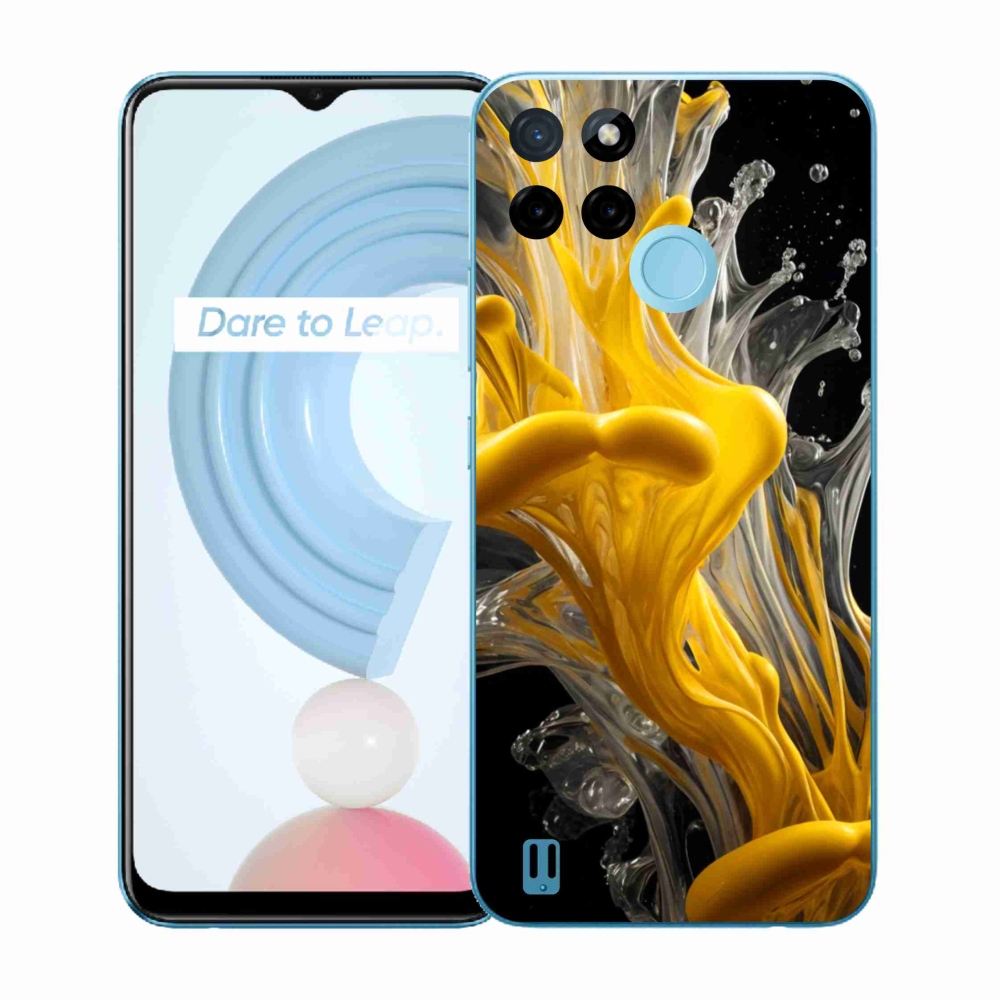 Gelový kryt mmCase na Realme C21Y/C25Y - abstraktní motiv 48