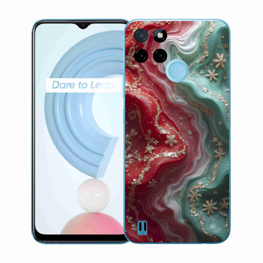Gelový kryt mmCase na Realme C21Y/C25Y - abstraktní motiv 54