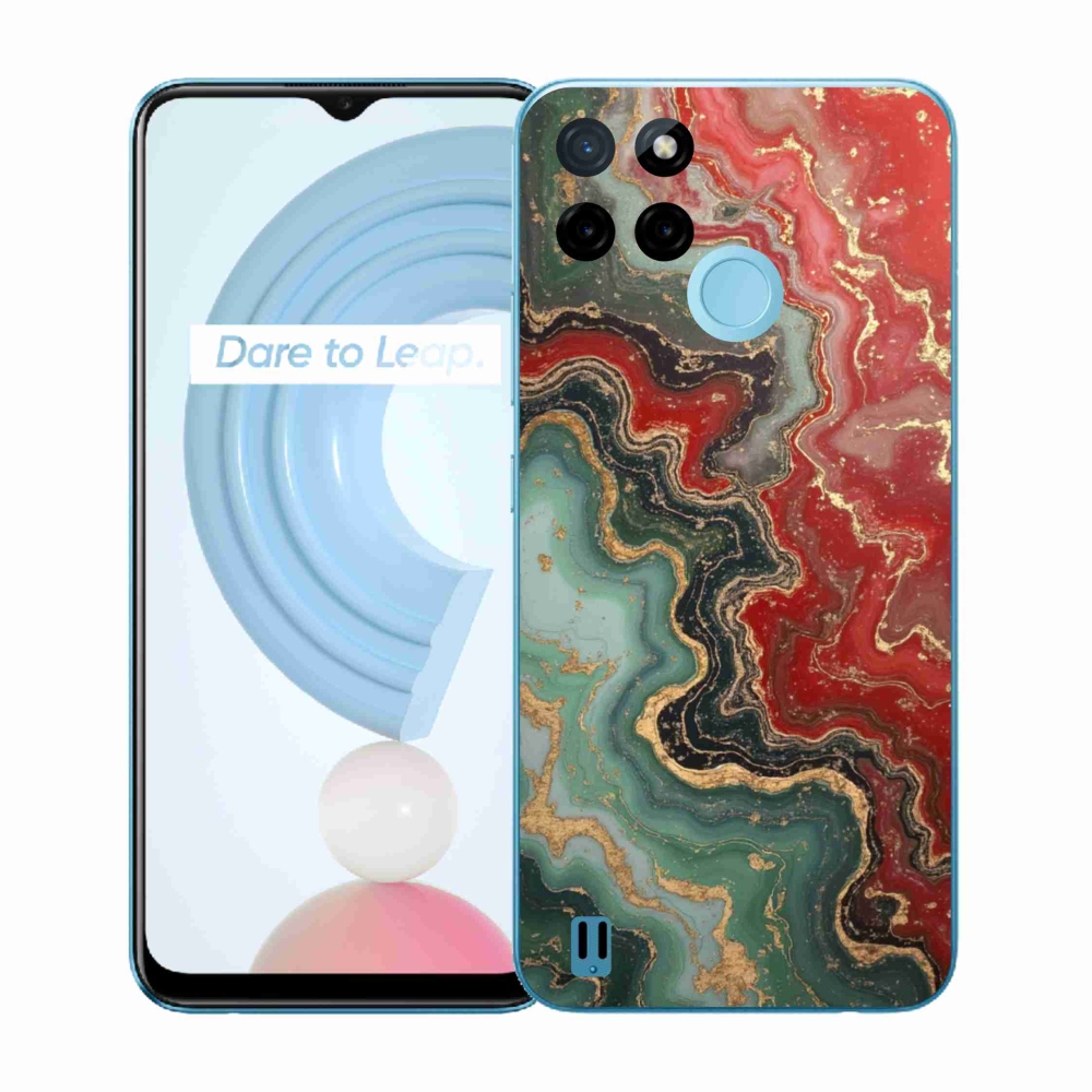 Gelový kryt mmCase na Realme C21Y/C25Y - abstraktní motiv 55