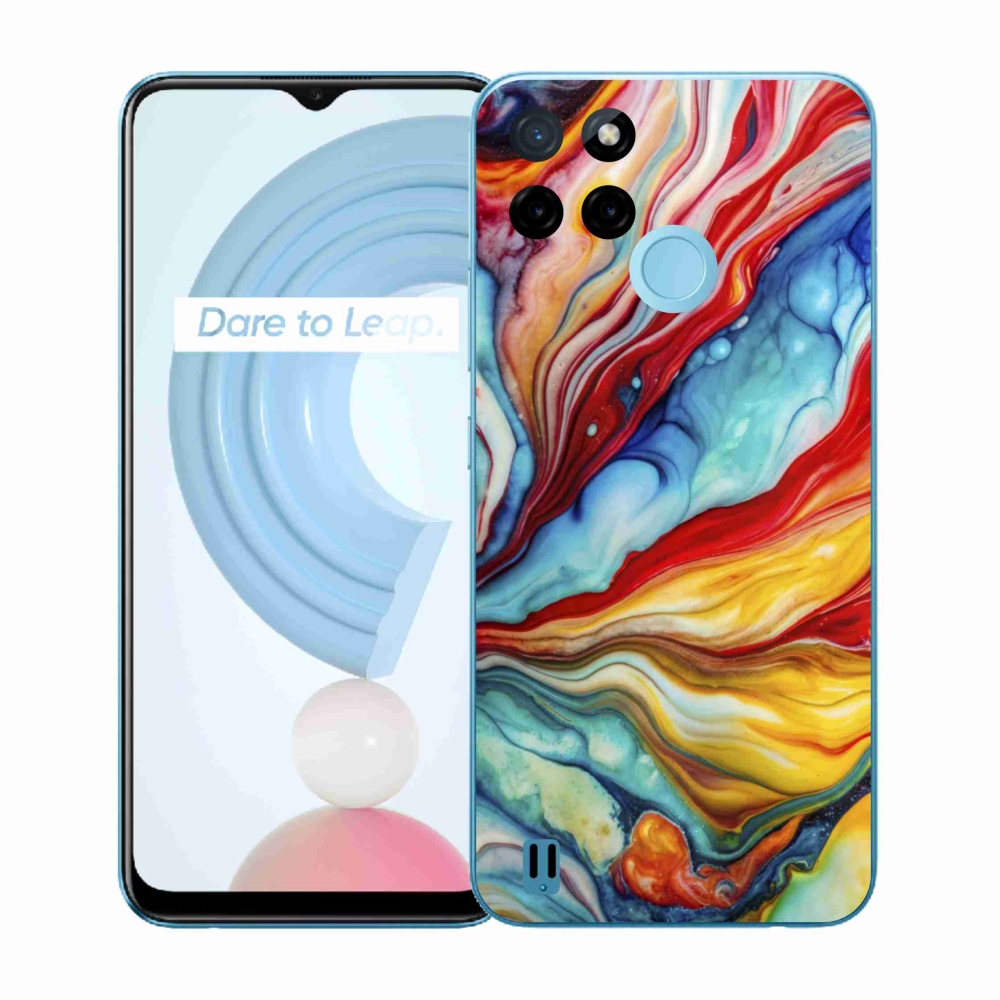 Gelový kryt mmCase na Realme C21Y/C25Y - abstraktní motiv 58