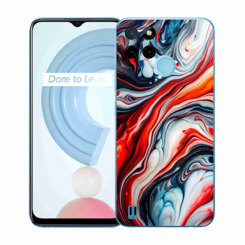 Gelový kryt mmCase na Realme C21Y/C25Y - abstraktní motiv 63