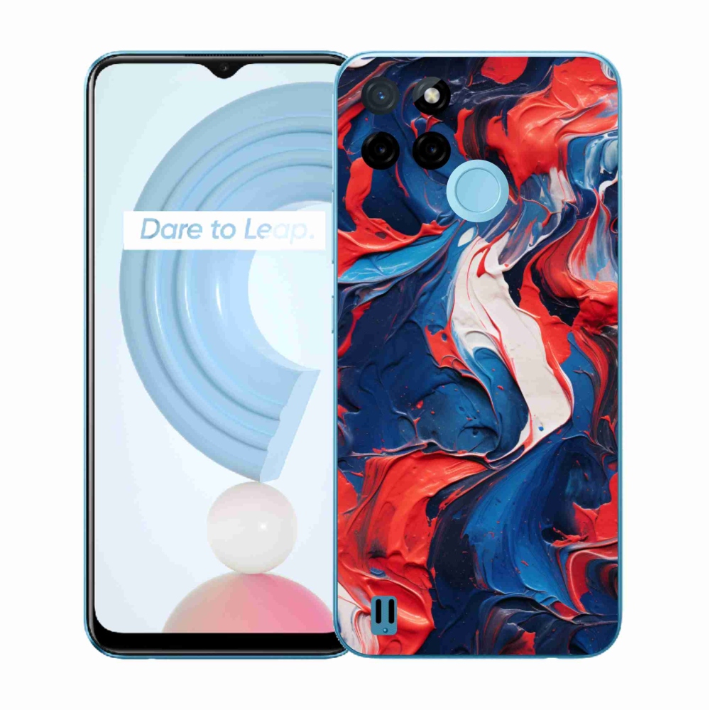 Gelový kryt mmCase na Realme C21Y/C25Y - abstraktní motiv 7