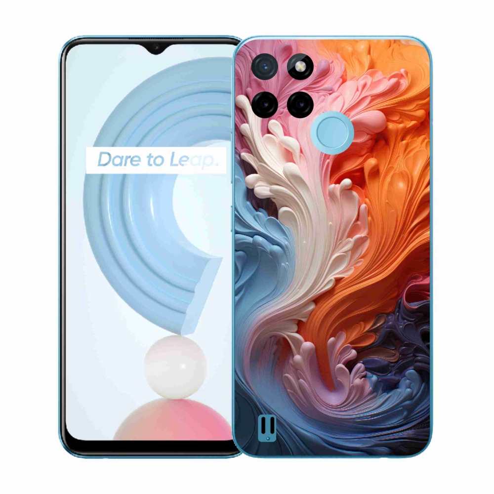 Gelový kryt mmCase na Realme C21Y/C25Y - abstraktní motiv 8