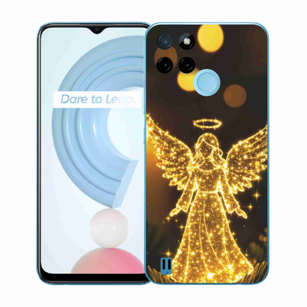Gelový kryt mmCase na Realme C21Y/C25Y - anděl