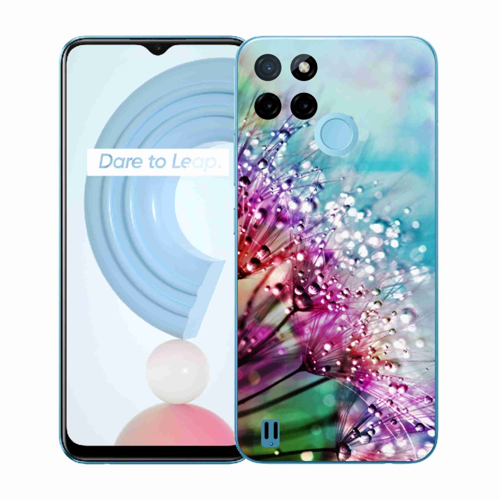 Gelový kryt mmCase na Realme C21Y/C25Y - barevné květy