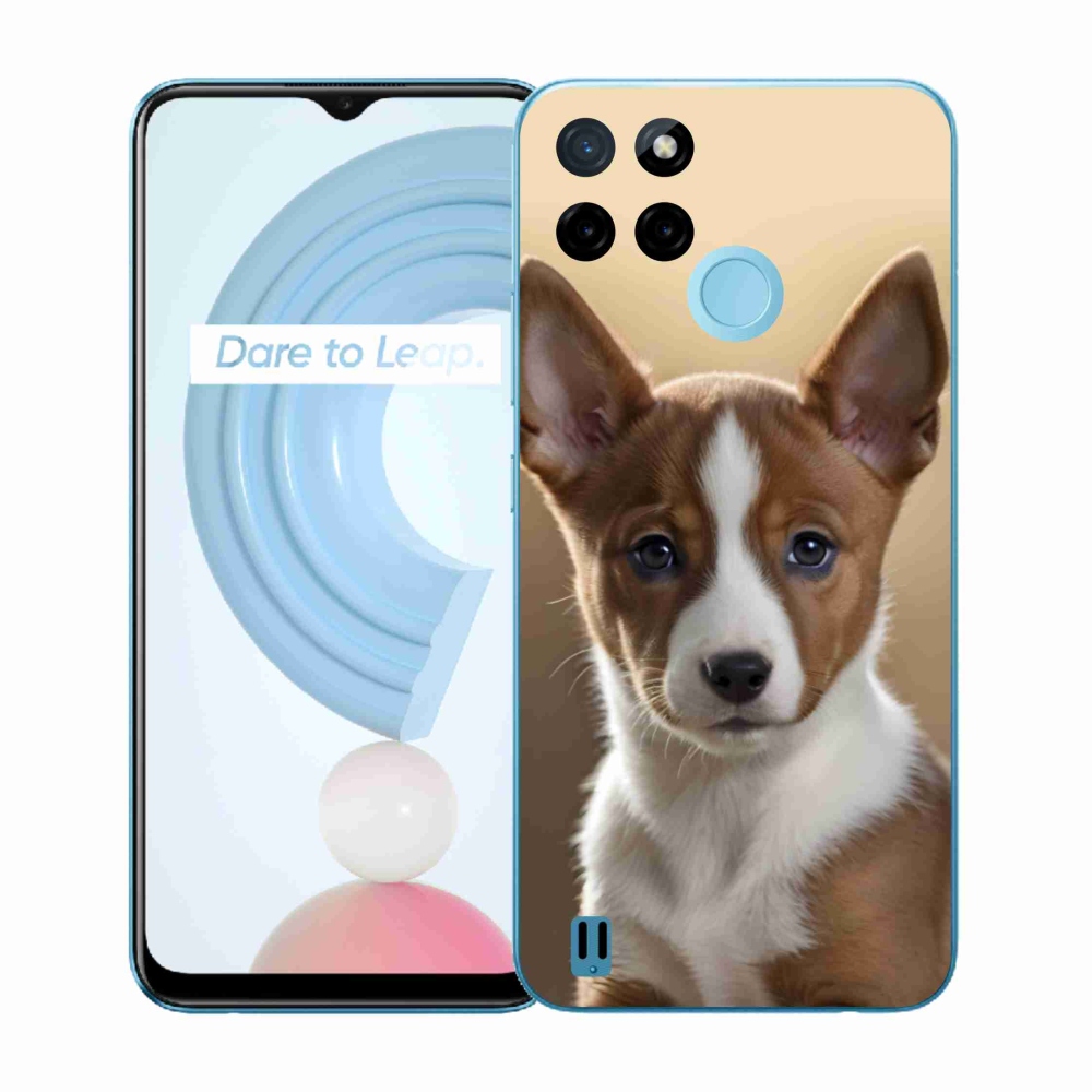 Gelový kryt mmCase na Realme C21Y/C25Y - basenji