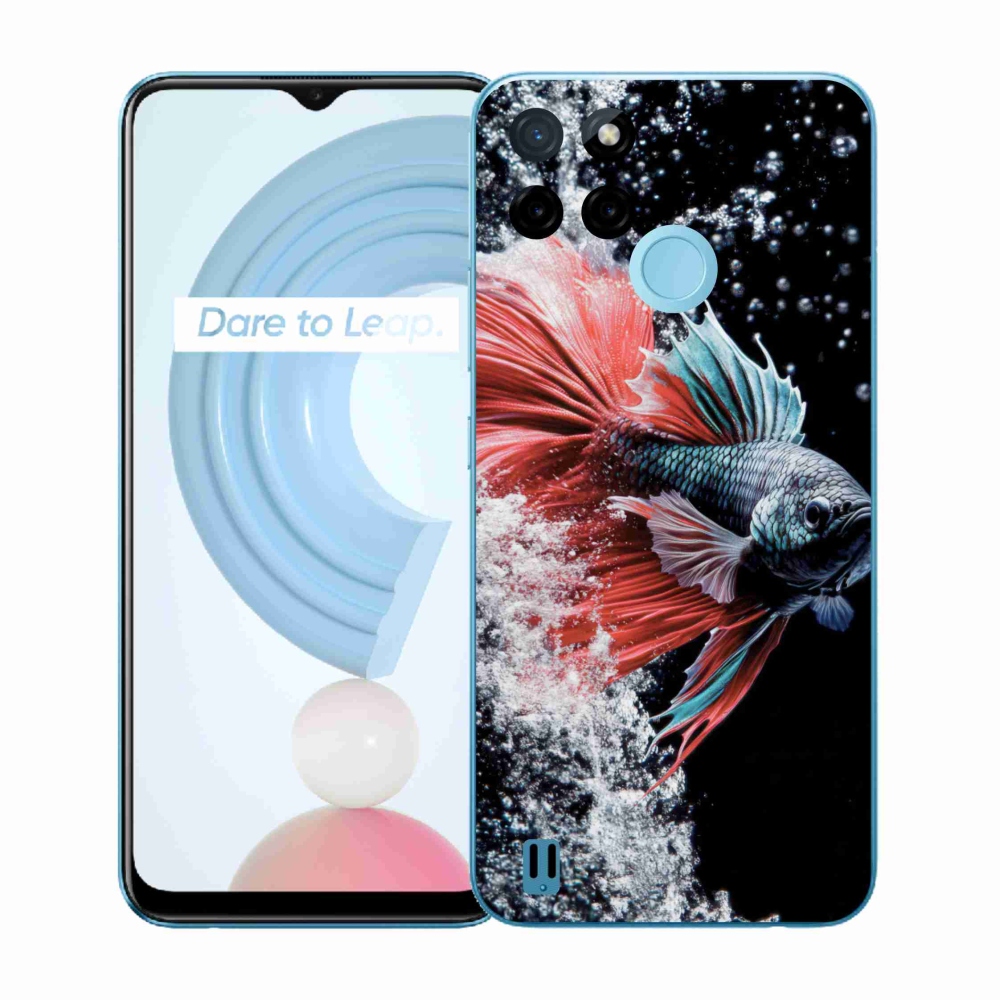 Gelový kryt mmCase na Realme C21Y/C25Y - bojovnice pestrá