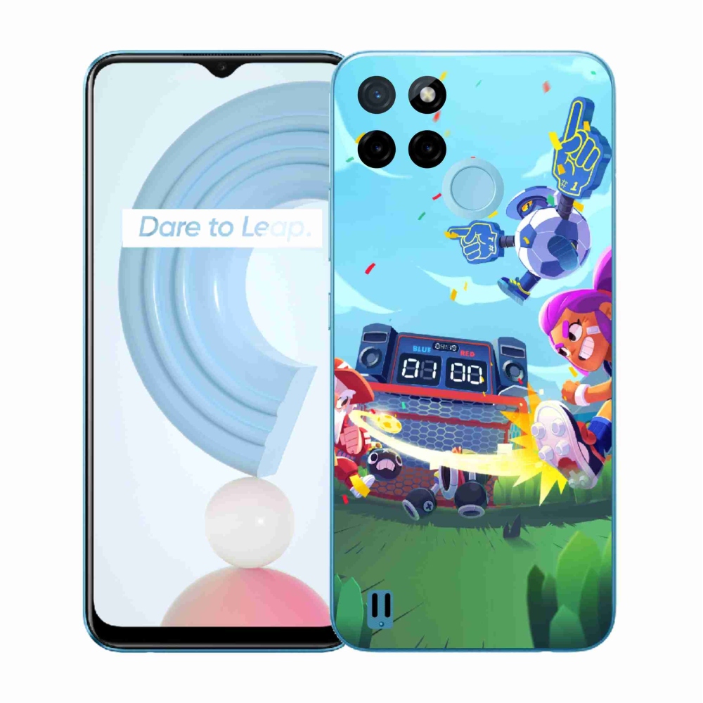 Gelový kryt mmCase na Realme C21Y/C25Y - brawl stars 1