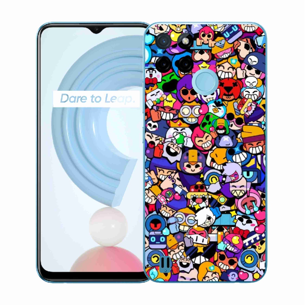 Gelový kryt mmCase na Realme C21Y/C25Y - brawl stars 2