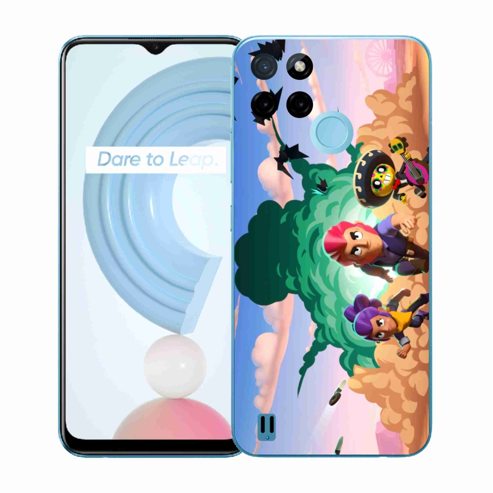 Gelový kryt mmCase na Realme C21Y/C25Y - brawl stars