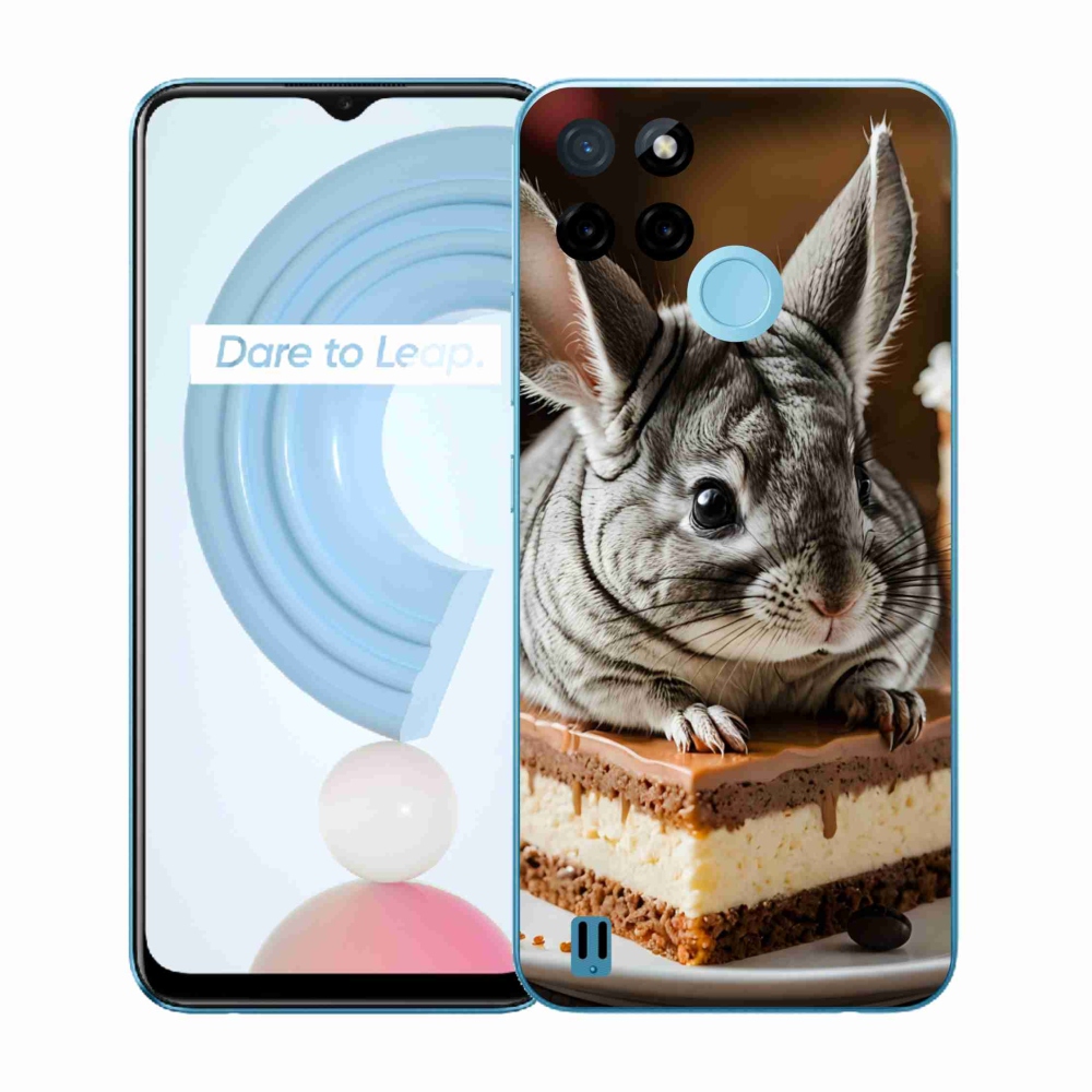 Gelový kryt mmCase na Realme C21Y/C25Y - činčila