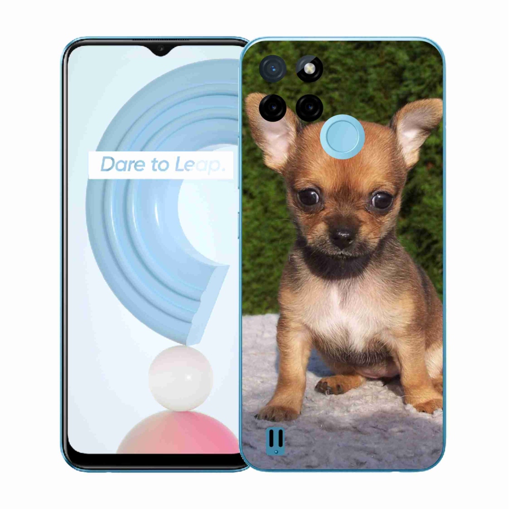Gelový kryt mmCase na Realme C21Y/C25Y - čivava 3