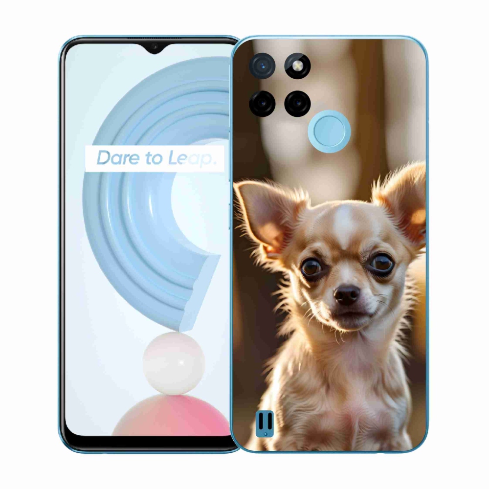 Gelový kryt mmCase na Realme C21Y/C25Y - čivava 6