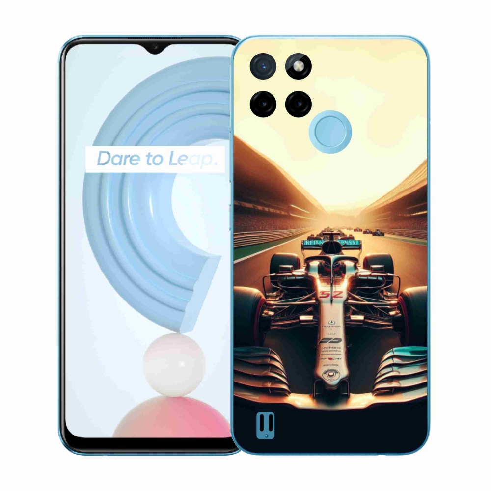 Gelový kryt mmCase na Realme C21Y/C25Y - formule 1