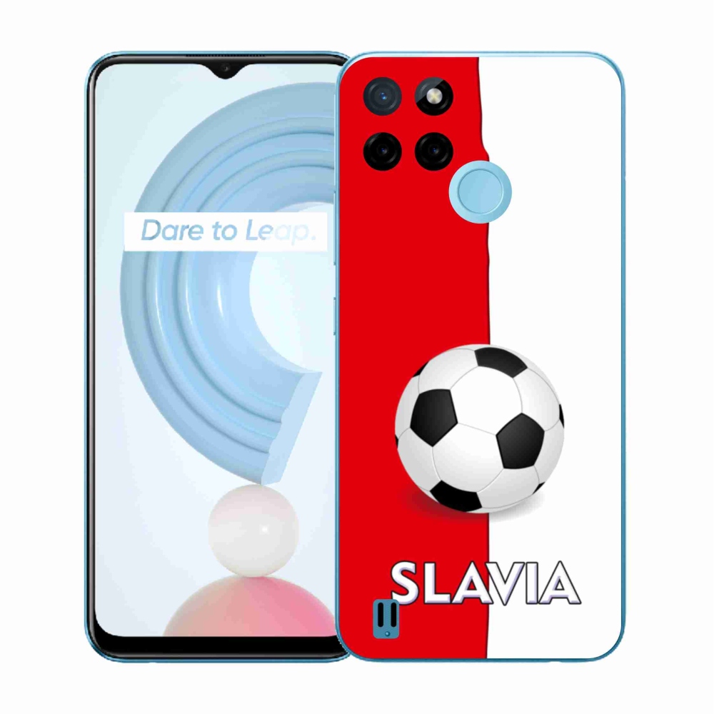Gelový kryt mmCase na Realme C21Y/C25Y - fotbal 2