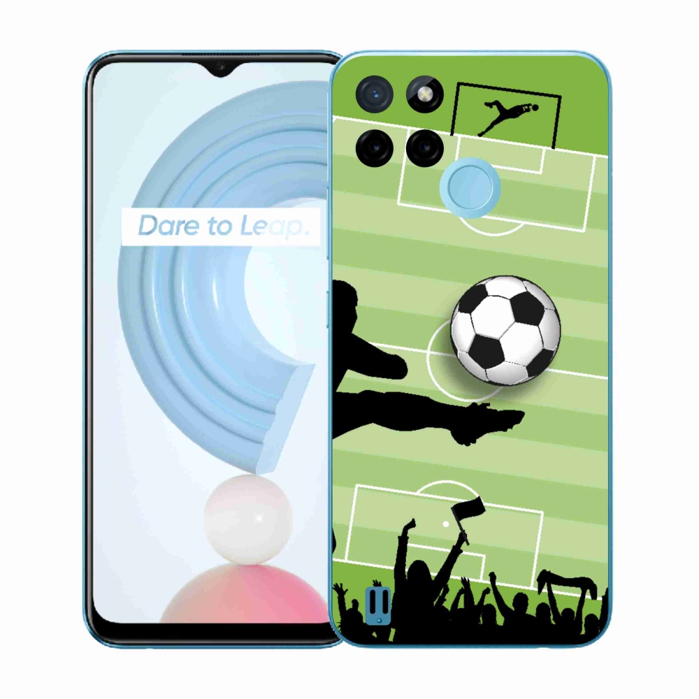 Gelový kryt mmCase na Realme C21Y/C25Y - fotbal 3
