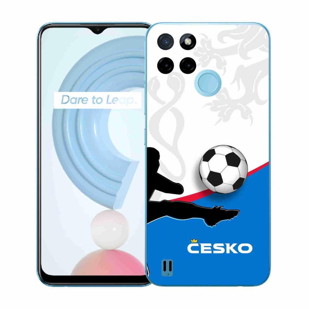 Gelový kryt mmCase na Realme C21Y/C25Y - fotbal Česko 3