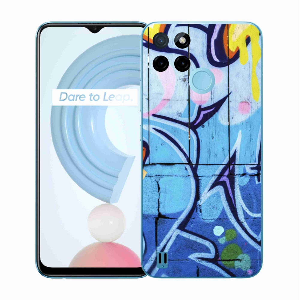 Gelový kryt mmCase na Realme C21Y/C25Y - graffiti