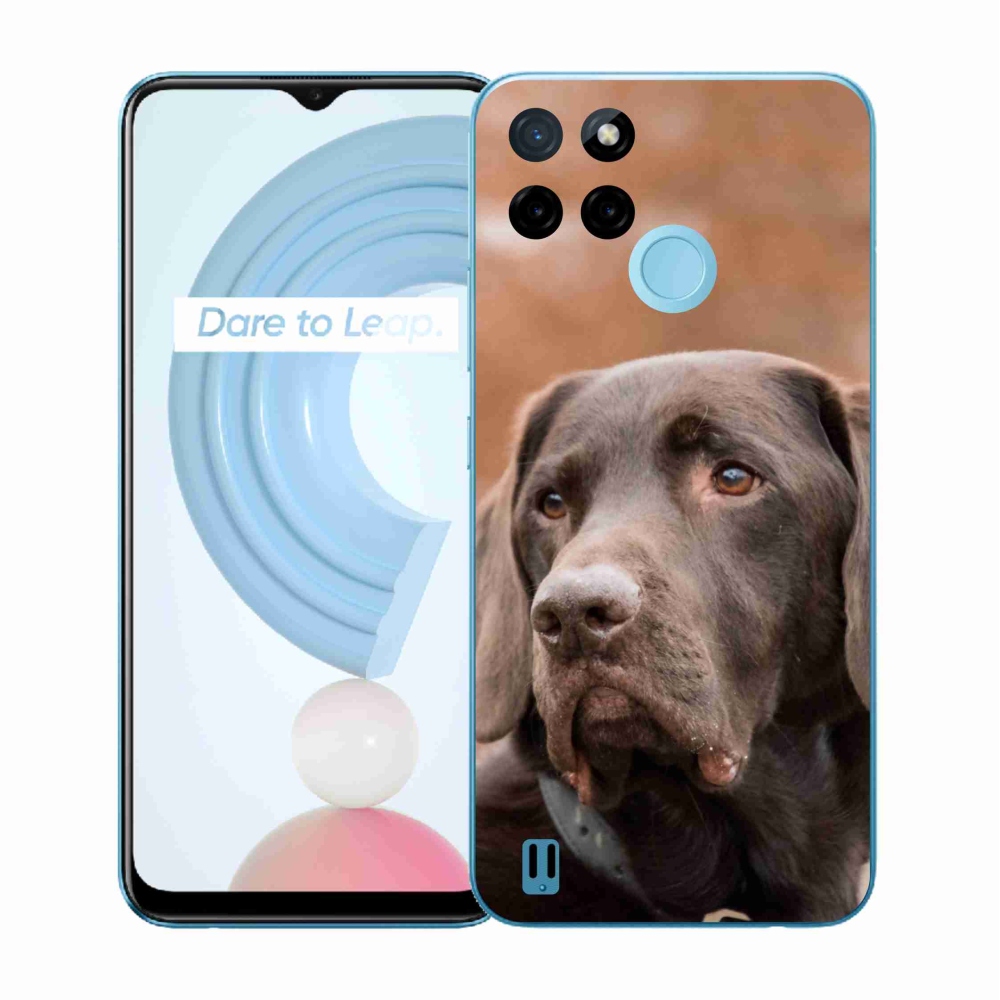 Gelový kryt mmCase na Realme C21Y/C25Y - hnědý labrador