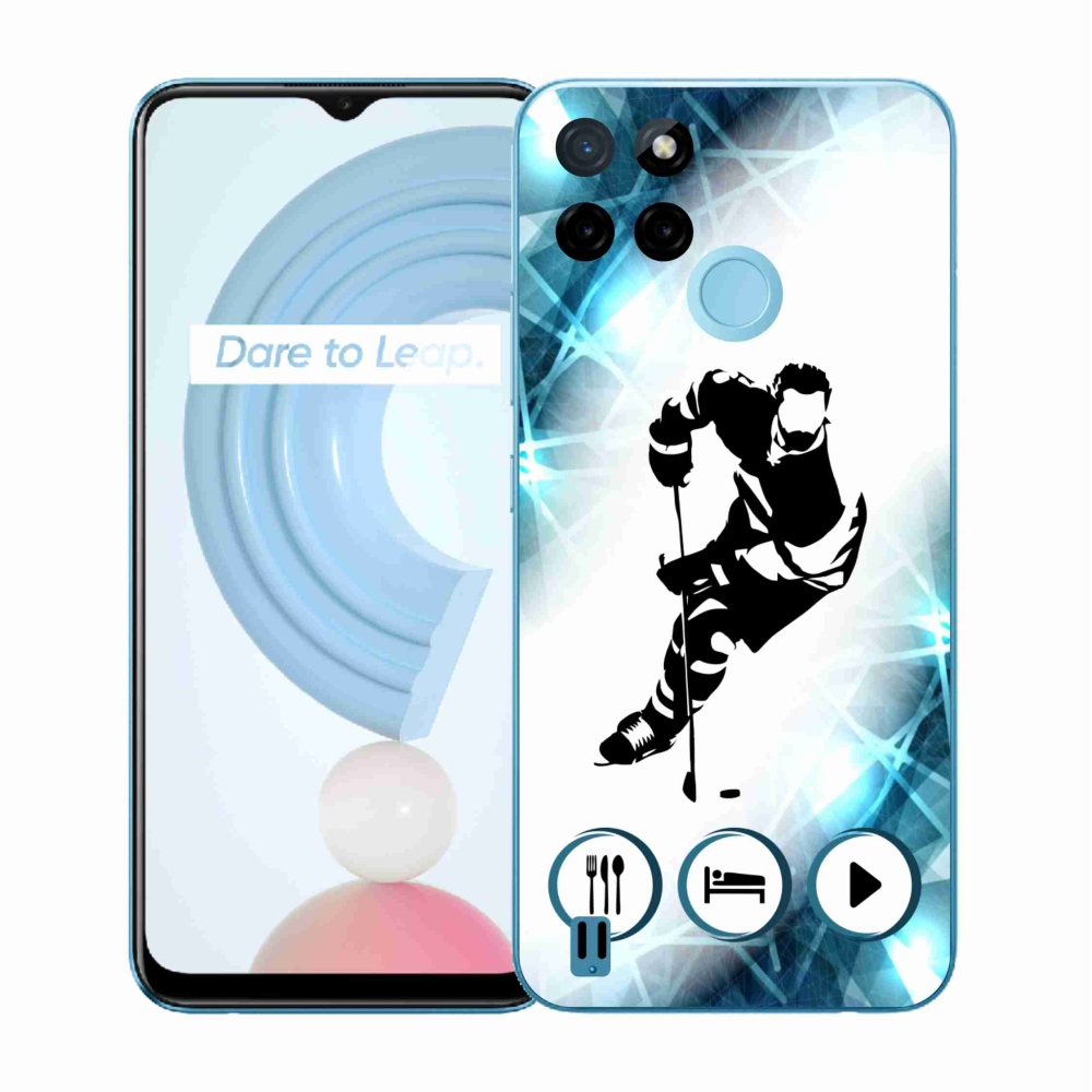 Gelový kryt mmCase na Realme C21Y/C25Y - hokej 1