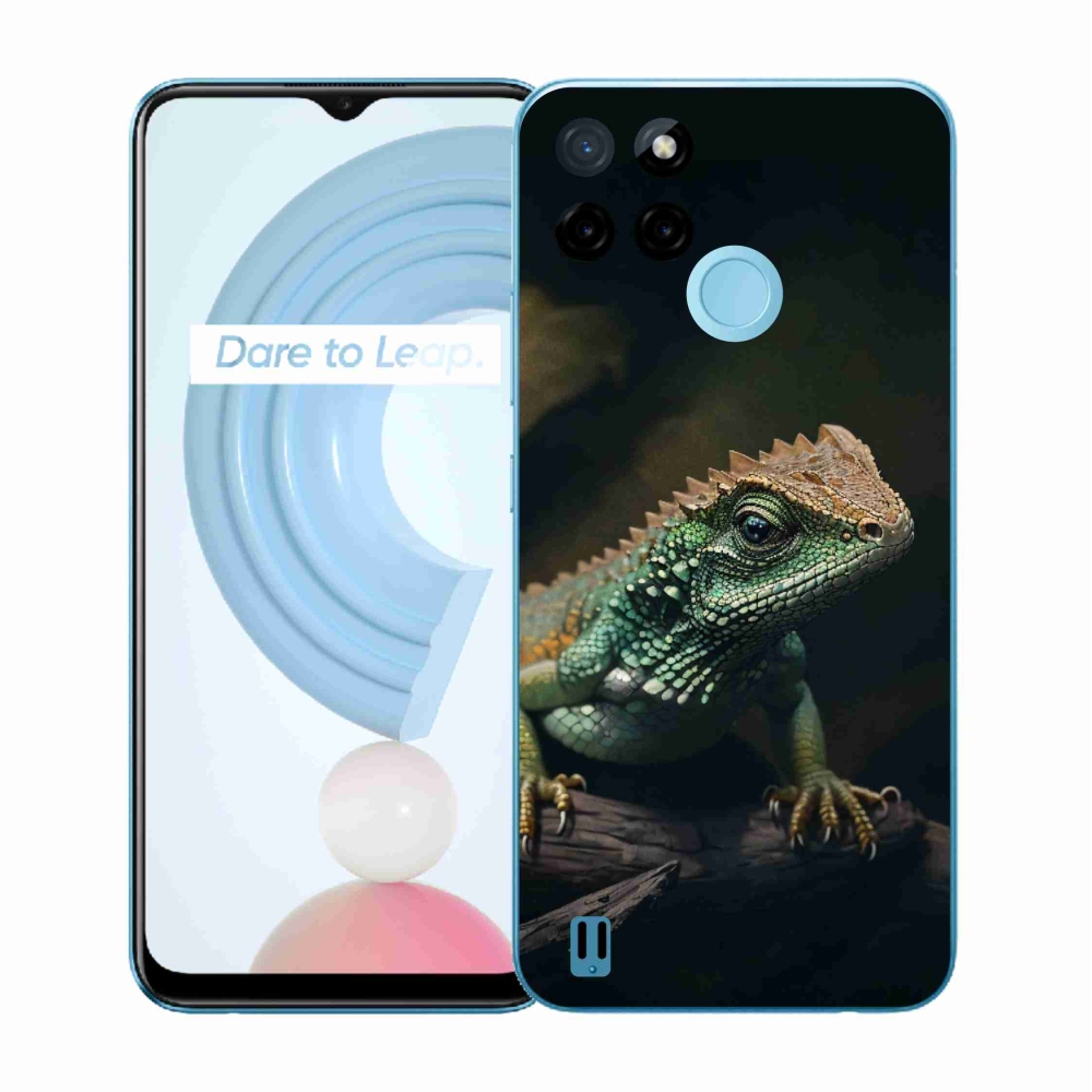 Gelový kryt mmCase na Realme C21Y/C25Y - ještěr