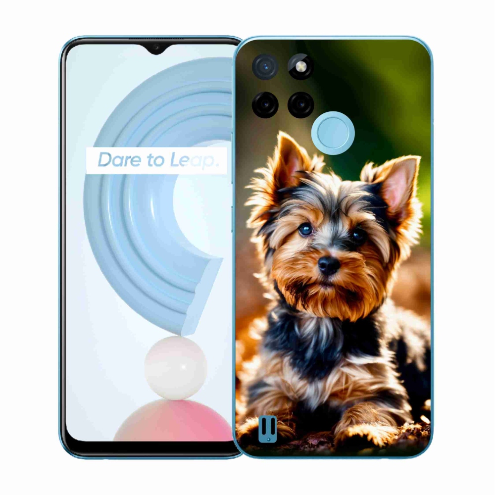 Gelový kryt mmCase na Realme C21Y/C25Y - jorkšír 10