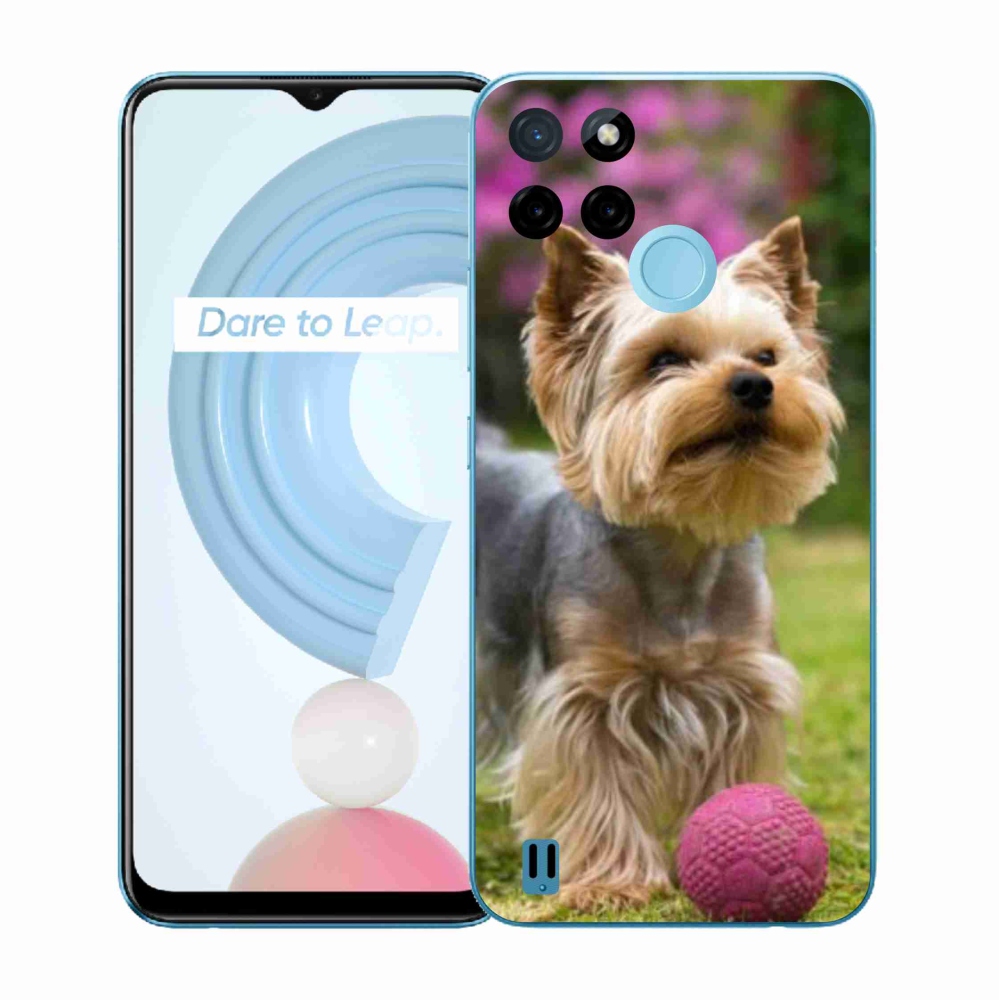 Gelový kryt mmCase na Realme C21Y/C25Y - jorkšír 4